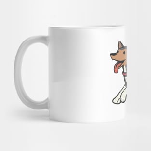 Dancing dog. Mug